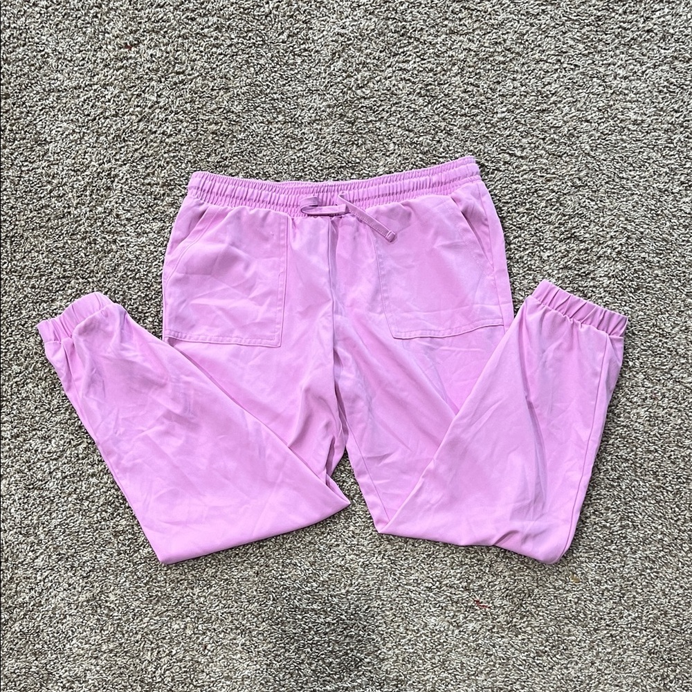 Athletic Works Light Pink Drawstring Jogger Pants for Kids